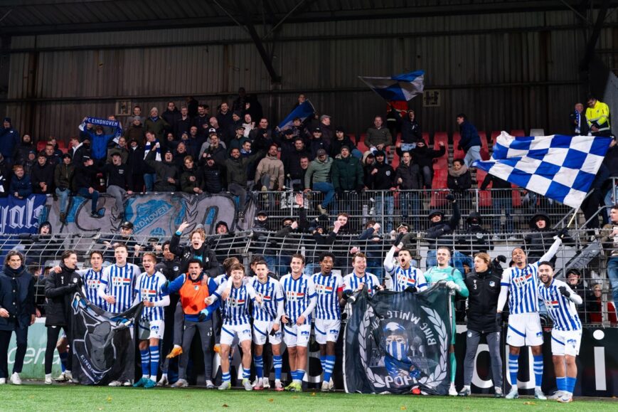 Foto: Enorm dakpan-schandaal bij Helmond tegen Eindhoven