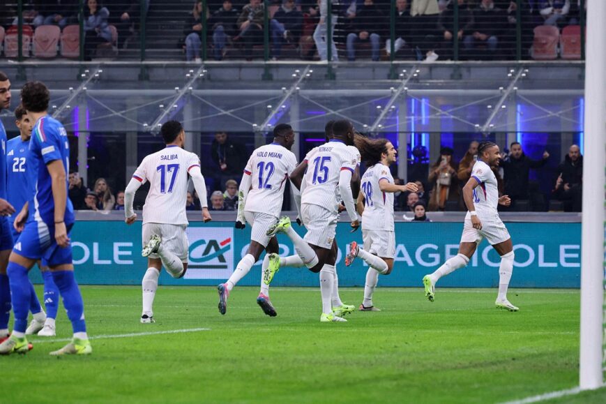 Foto: Frankrijk wint Nations League-topper in Italië