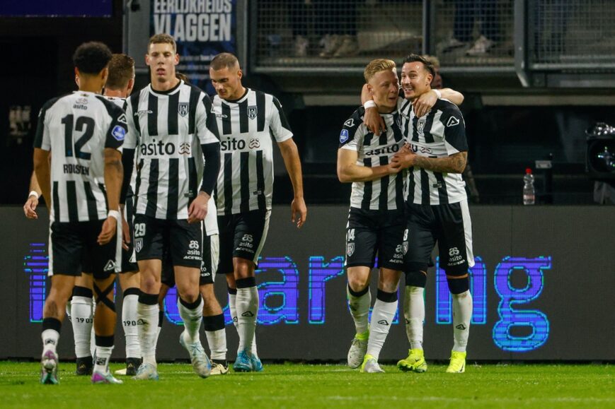 Foto: Heracles klopt NAC met speciale gast op de tribune