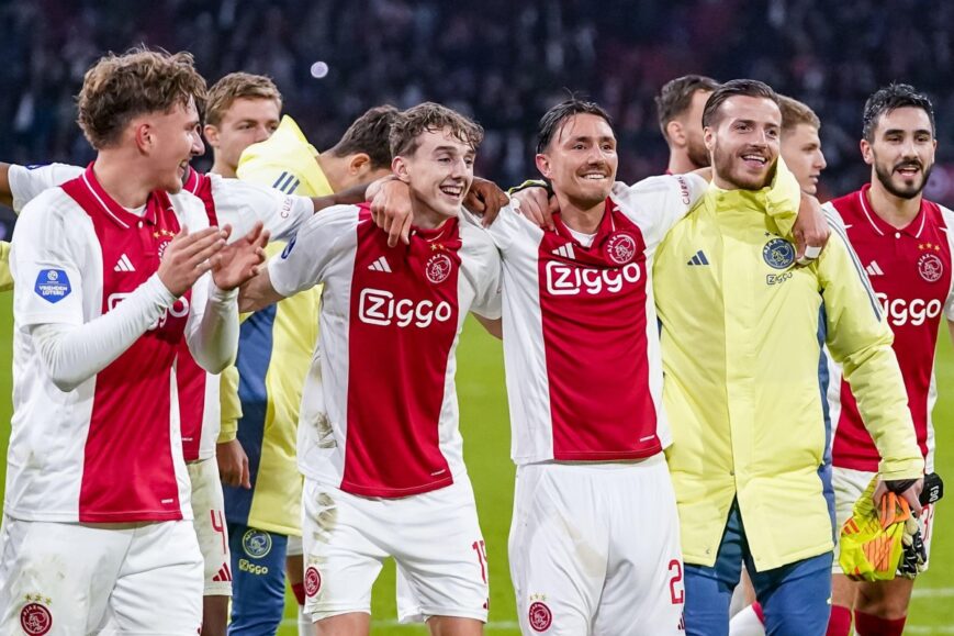 Foto: Ajax-drietal oogst lof: “Loopt toch nog heel veel talent rond”