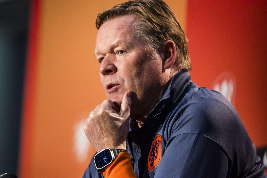 Foto: Koeman snel klaar met kritische vraag Driessen