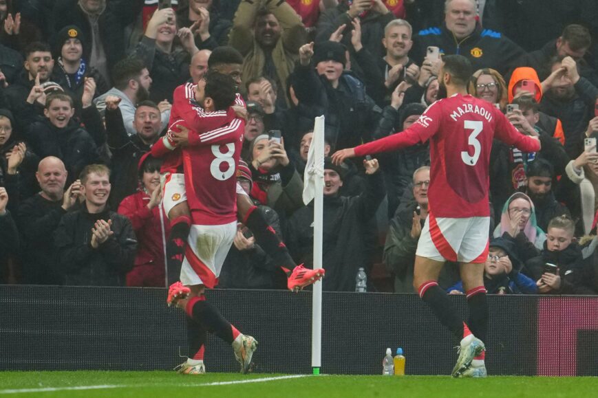 Foto: Rashford zadelt Amorim gelijk met eerste relletje op