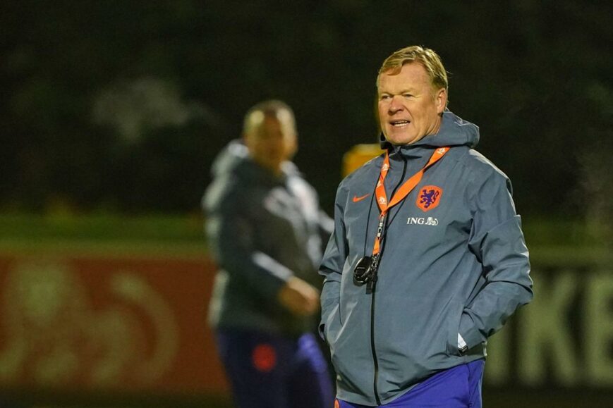 Foto: ‘Kleine domper op Oranje-training’