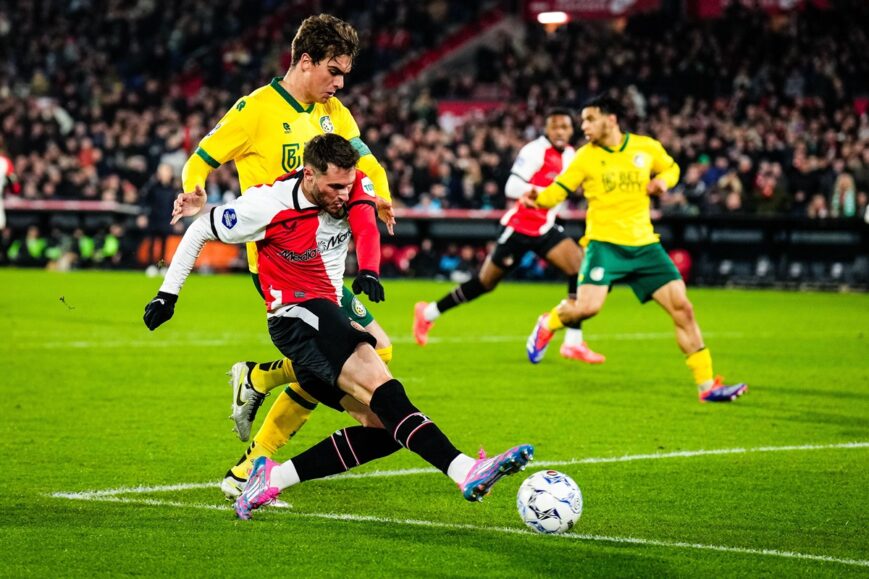 Foto: Giménez redt puntje voor Feyenoord tegen Fortuna