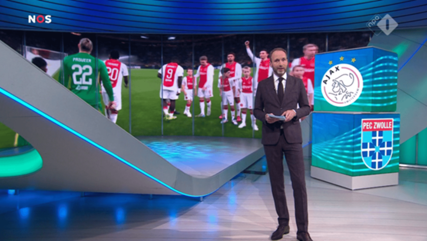 Foto: ‘Groot schandaal in Ajax-samenvatting Studio Sport’