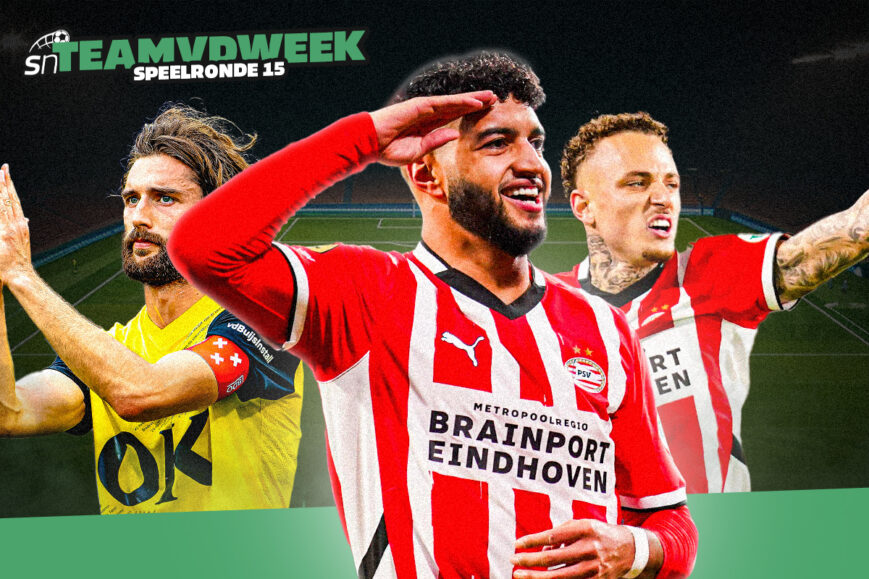 Foto: Oppermachtig PSV imponeert, Go Ahead verpulvert NEC | SN Team van de Week 15