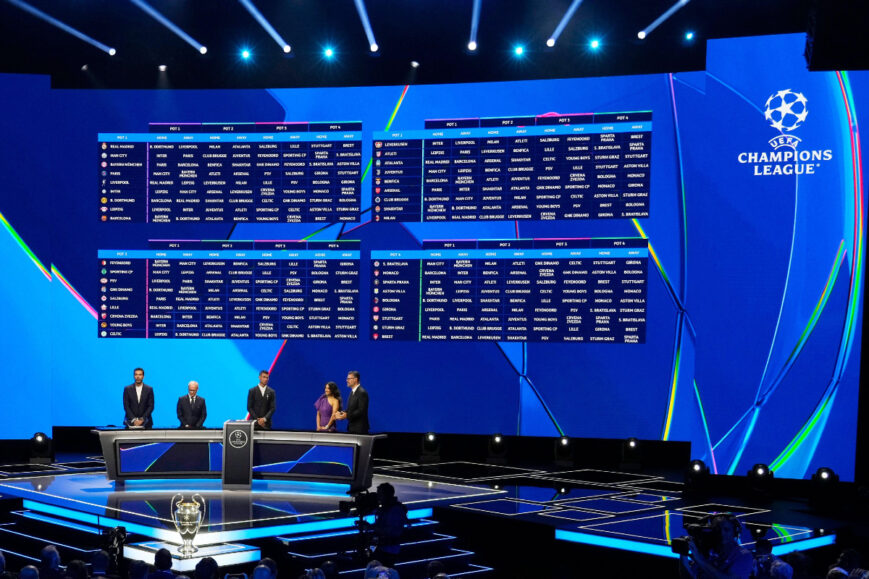 gelijke stand champions league-loting