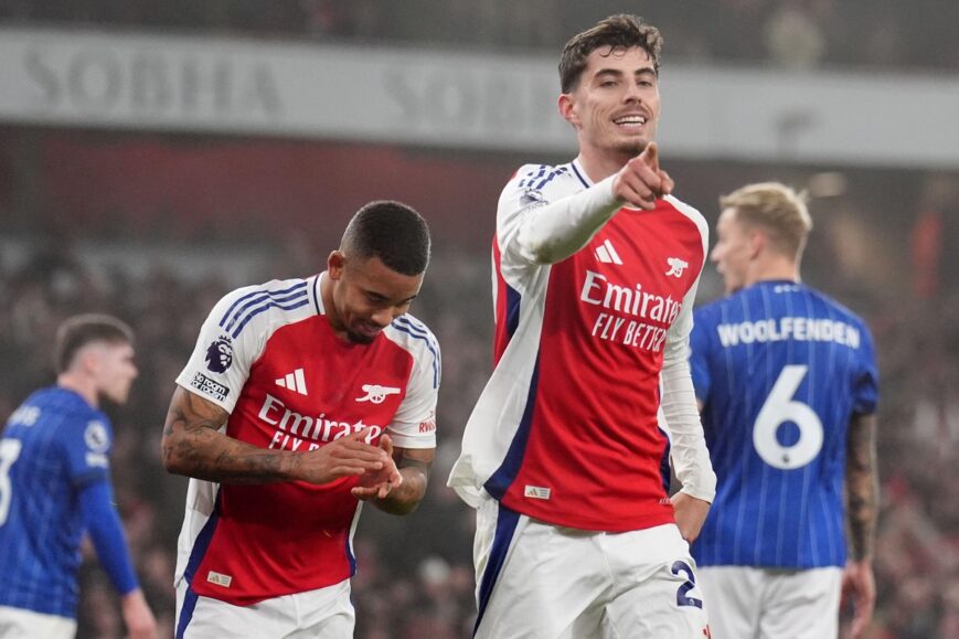 Foto: Arsenal dankt Havertz, clean sheet Oranje-keepers