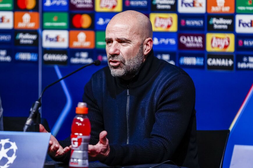 Foto: Peter Bosz steekt oppositie trainer hart onder de riem: ‘Ze hadden meer verdiend’