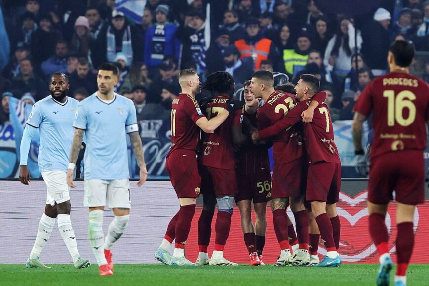 Foto: AS Roma sterkste in Derby della Capitale