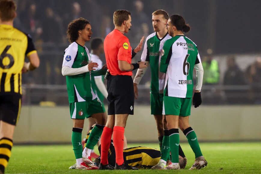 Foto: ‘Feyenoorder zakt door ondergrens tegen amateurs’