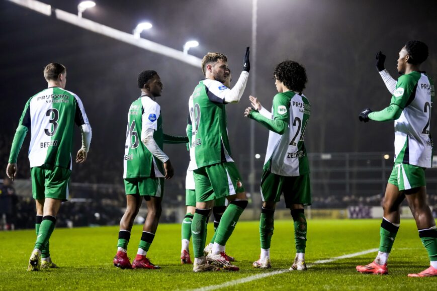 Foto: Feyenoord naar kwartfinale beker door zege op dapper Rijnsburgse Boys