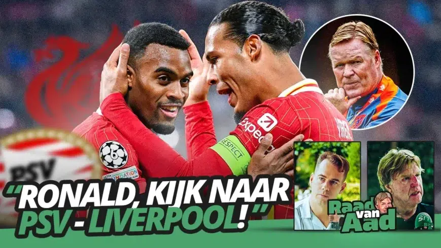 Foto: Ronald, kijk naar PSV-LIVERPOOL! | Raad van Aad #56