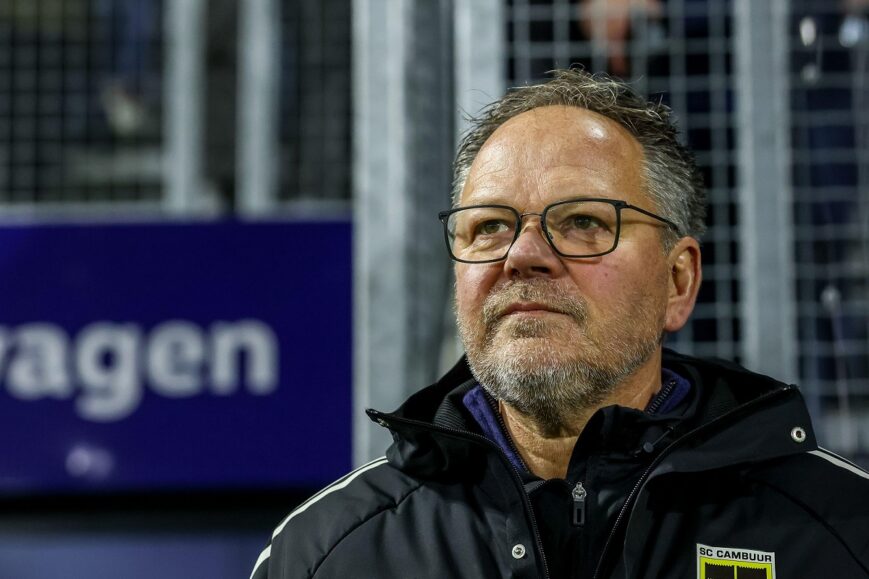 Foto: Henk de Jong reageert: verlaat hij Cambuur?