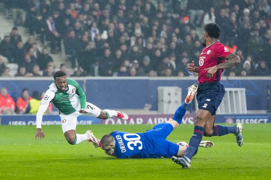 Foto: ‘Feyenoord zwaar genaaid tegen Lille’