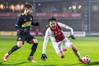 Jong Ajax verslaat Jong PSV, Cambuur wint weer