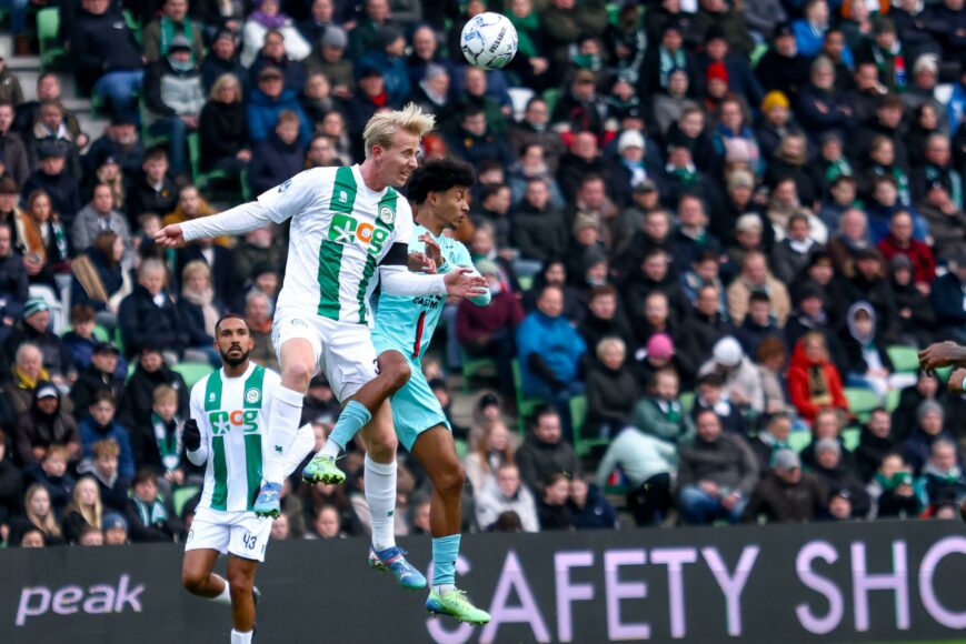 Foto: Almere City knokt zich naar punt in Groningen