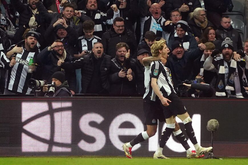 Foto: Newcastle United veel te sterk voor Arsenal op weg naar Cup-finale